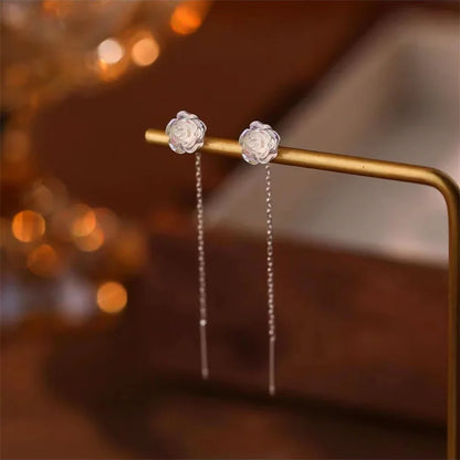 【BIG SALE】Women's Fashionable  Zircon Ball Pendant  Earrings